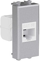 Розетка компьютерная модульная DKC Avanti 1-м. 1 мод. RJ45 5е закаленная сталь картинка